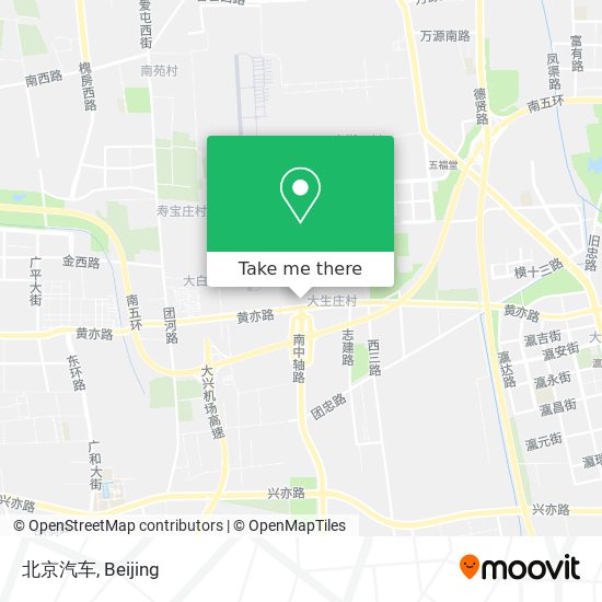 北京汽车 map