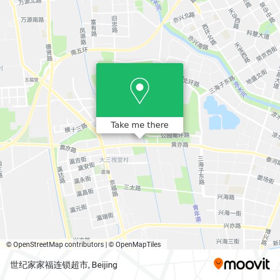 世纪家家福连锁超市 map