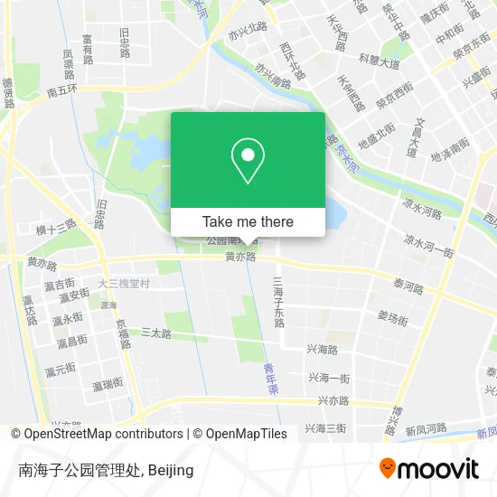 南海子公园管理处 map