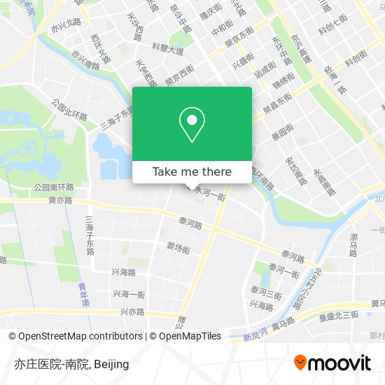亦庄医院-南院 map