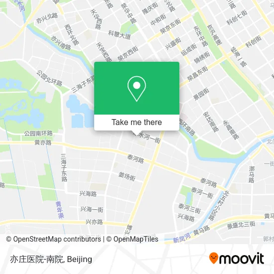 亦庄医院-南院 map