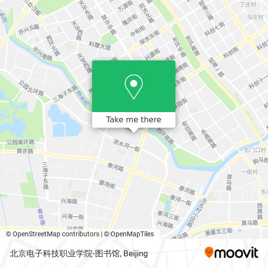 北京电子科技职业学院-图书馆 map