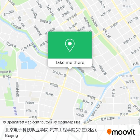 北京电子科技职业学院-汽车工程学院(亦庄校区) map