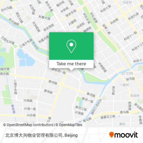 北京博大兴物业管理有限公司 map
