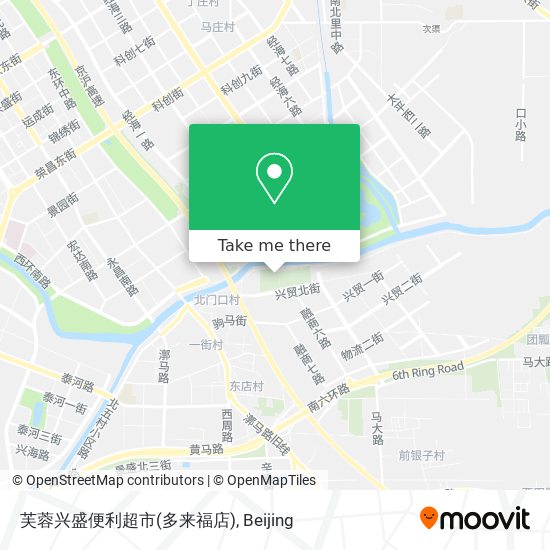 芙蓉兴盛便利超市(多来福店) map