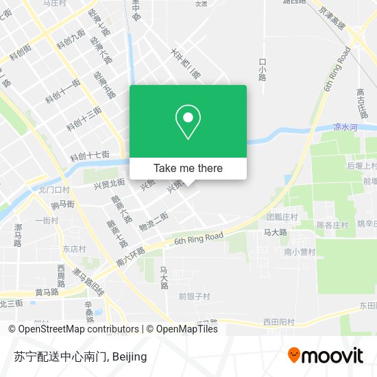苏宁配送中心南门 map