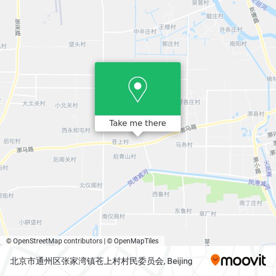 北京市通州区张家湾镇苍上村村民委员会 map