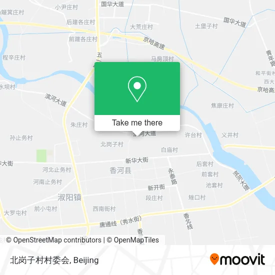 北岗子村村委会 map