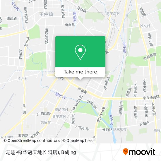 老思福(华冠天地长阳店) map