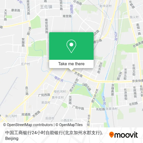 中国工商银行24小时自助银行(北京加州水郡支行) map