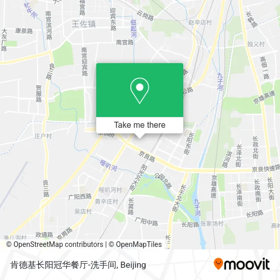 肯德基长阳冠华餐厅-洗手间 map