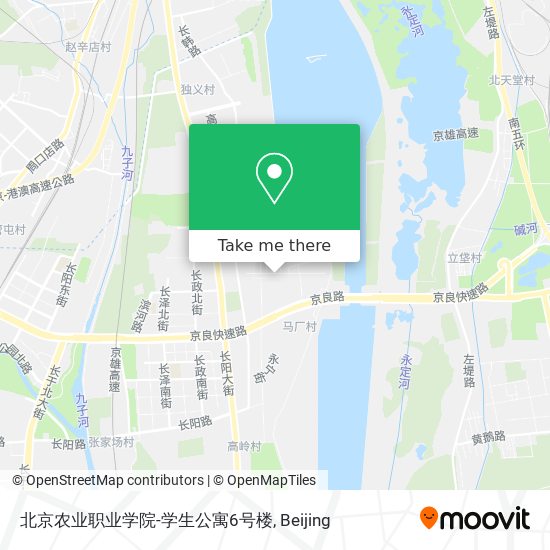 北京农业职业学院-学生公寓6号楼 map