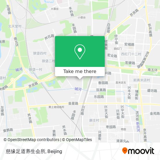 慈缘足道养生会所 map