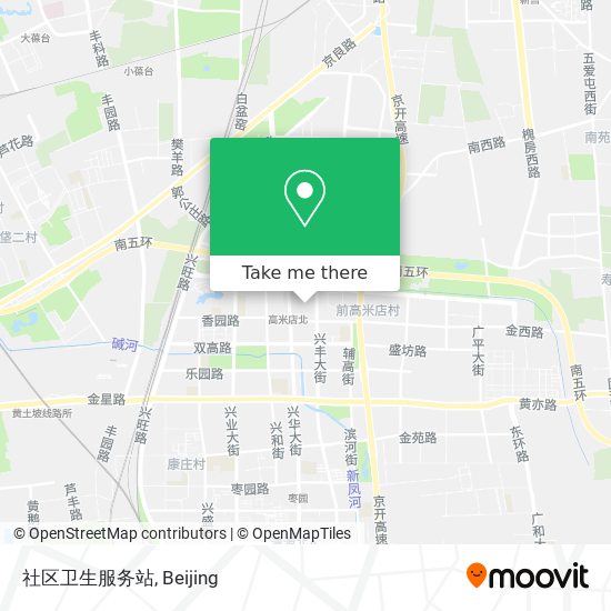 社区卫生服务站 map
