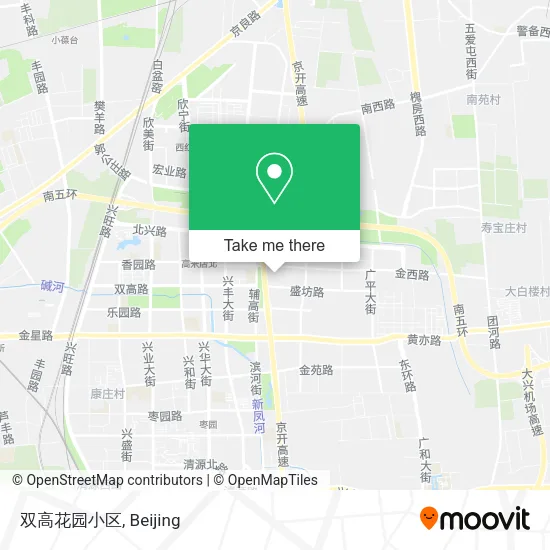 双高花园小区 map