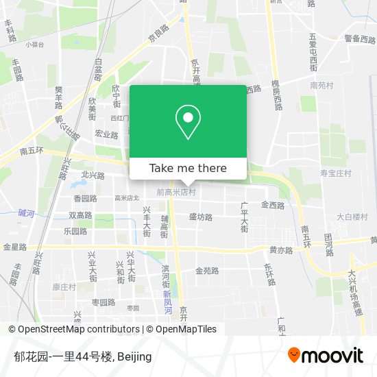 郁花园-一里44号楼 map