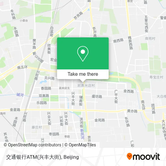 交通银行ATM(兴丰大街) map