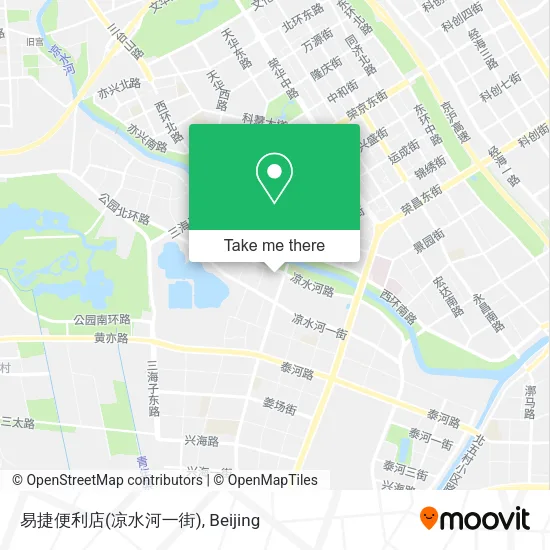 易捷便利店(凉水河一街) map