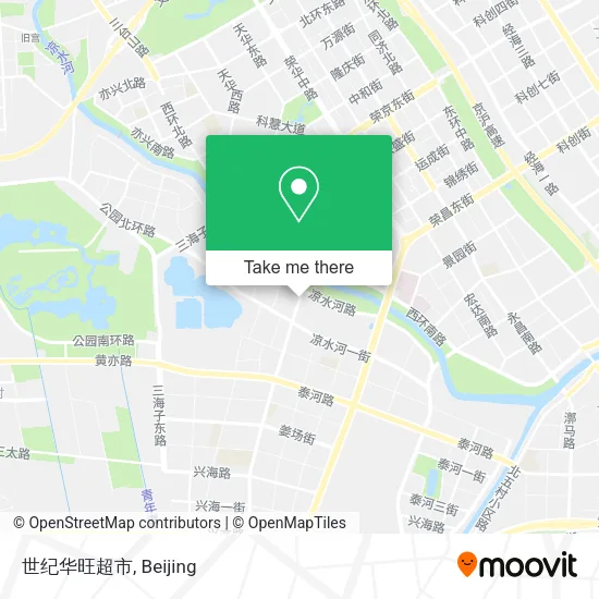 世纪华旺超市 map