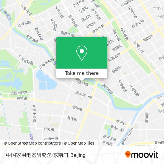 中国家用电器研究院-东南门 map