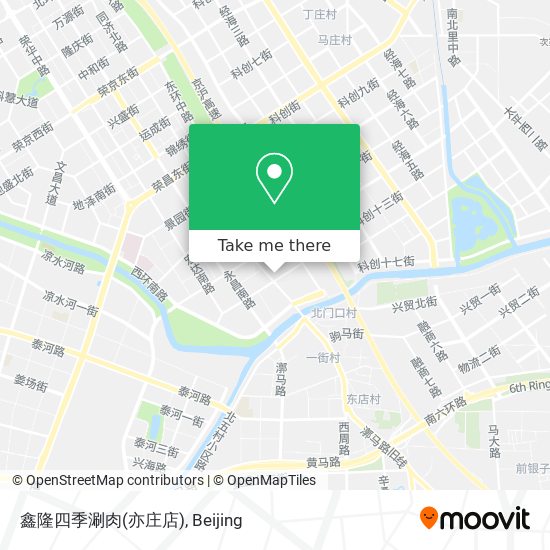 鑫隆四季涮肉(亦庄店) map