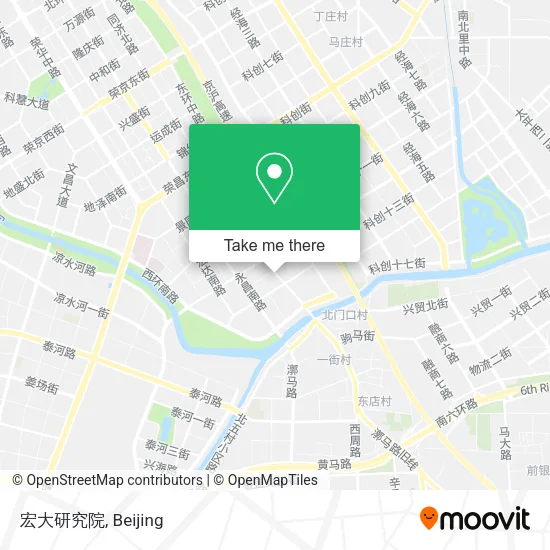 宏大研究院 map