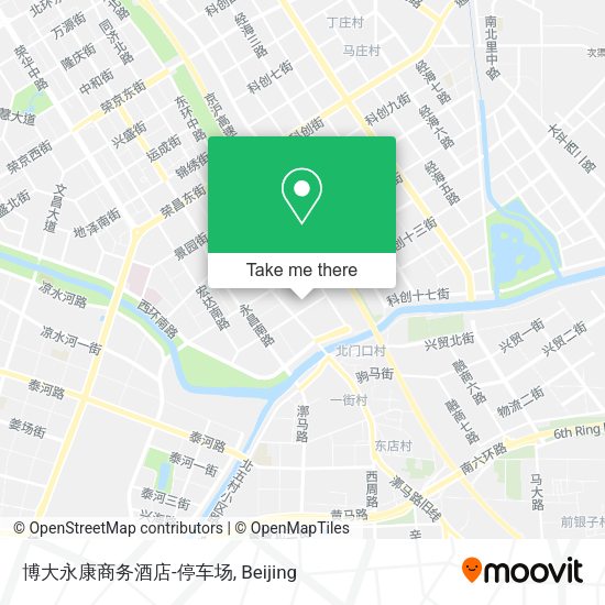博大永康商务酒店-停车场 map
