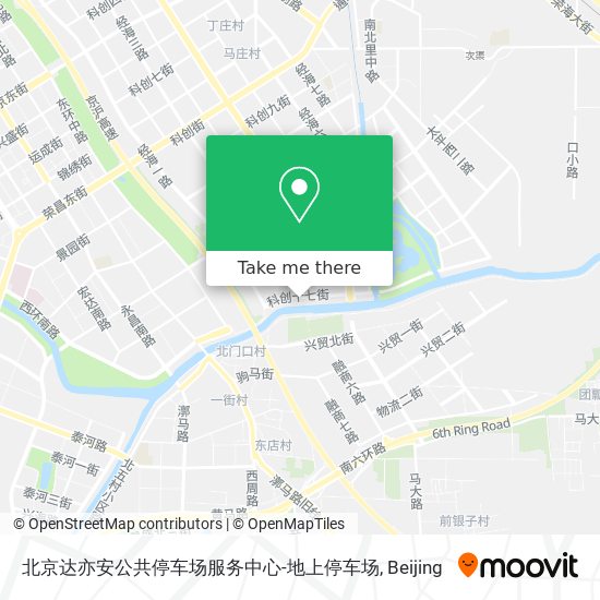 北京达亦安公共停车场服务中心-地上停车场 map