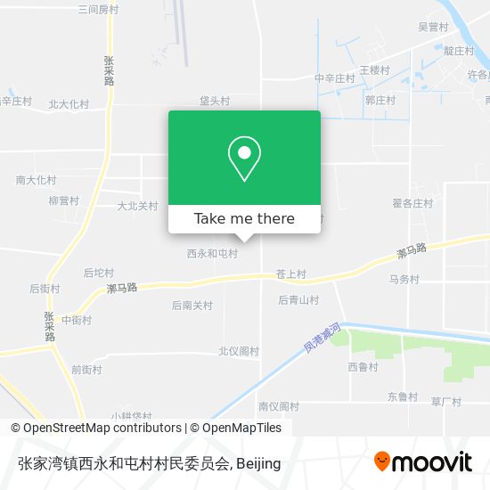 张家湾镇西永和屯村村民委员会 map