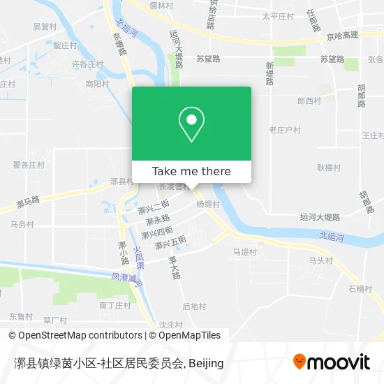 漷县镇绿茵小区-社区居民委员会 map