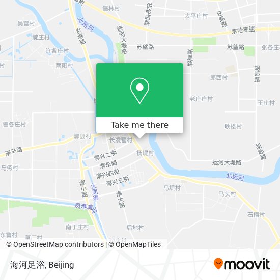 海河足浴 map
