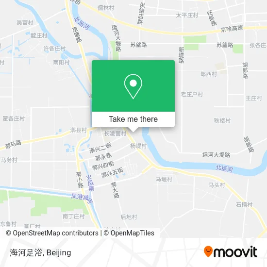 海河足浴 map