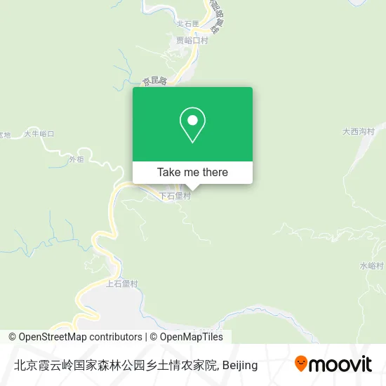 北京霞云岭国家森林公园乡土情农家院 map