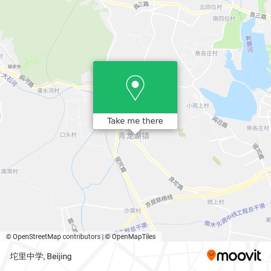 坨里中学 map