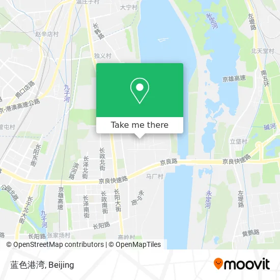 蓝色港湾 map