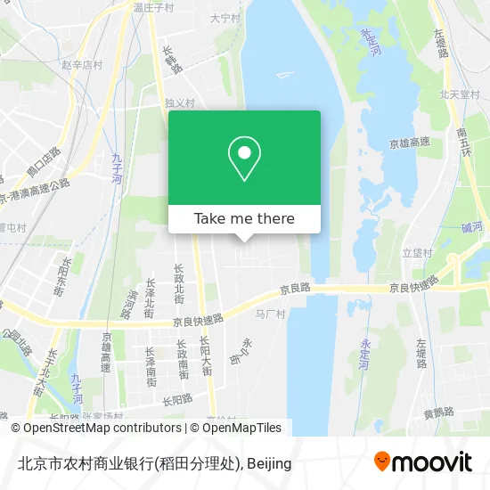 北京市农村商业银行(稻田分理处) map
