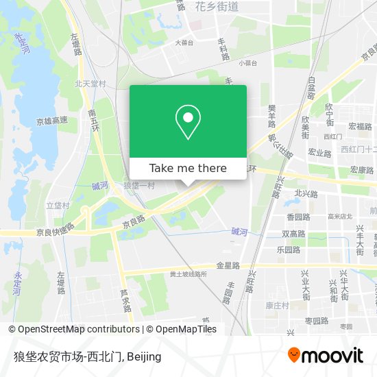 狼垡农贸市场-西北门 map