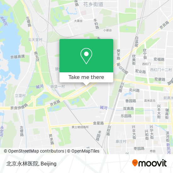 北京永林医院 map