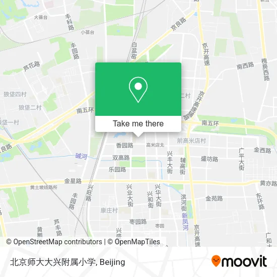 北京师大大兴附属小学 map