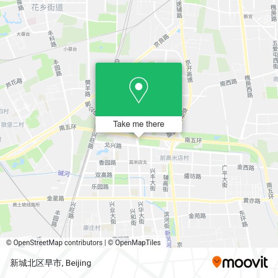 新城北区早市 map