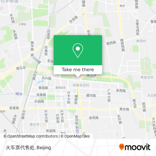 火车票代售处 map