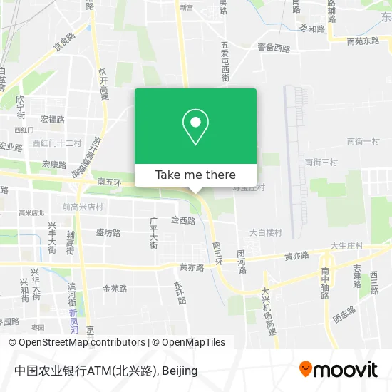 中国农业银行ATM(北兴路) map