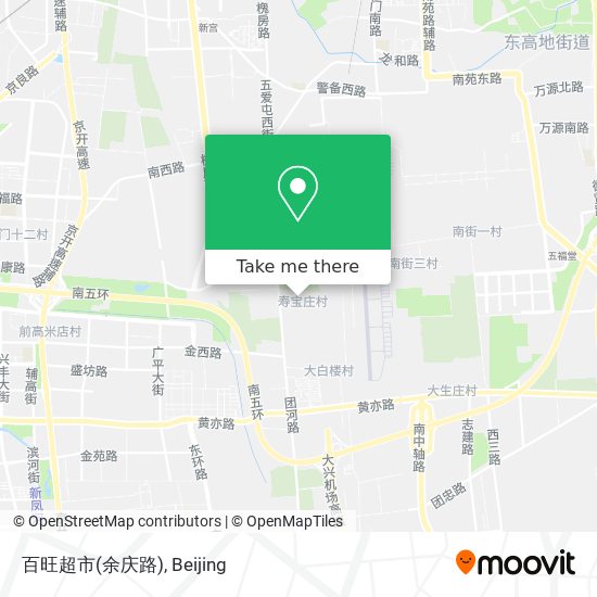 百旺超市(余庆路) map