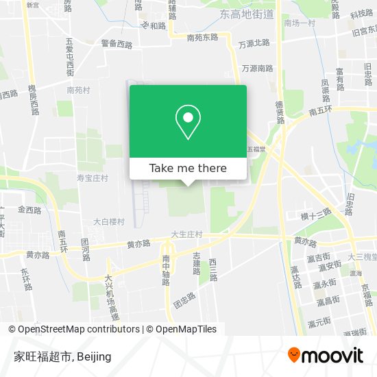 家旺福超市 map