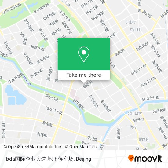 bda国际企业大道-地下停车场 map