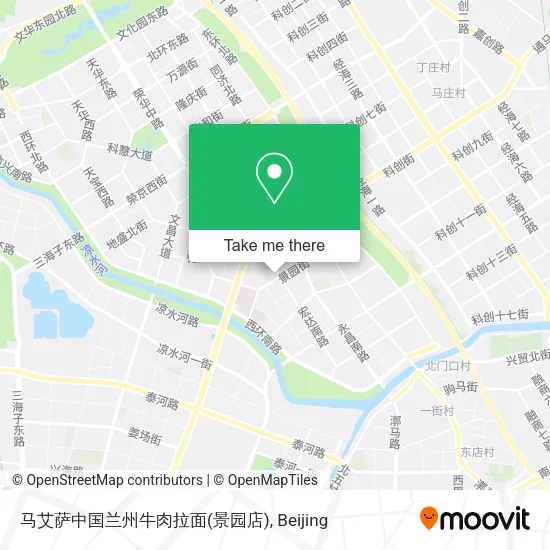 马艾萨中国兰州牛肉拉面(景园店) map