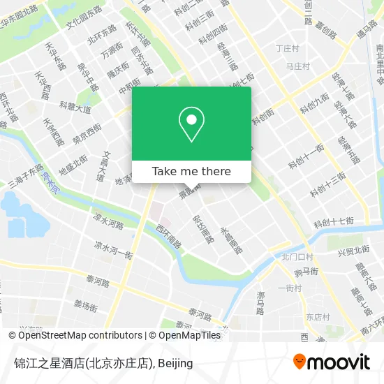 锦江之星酒店(北京亦庄店) map