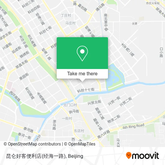 昆仑好客便利店(经海一路) map