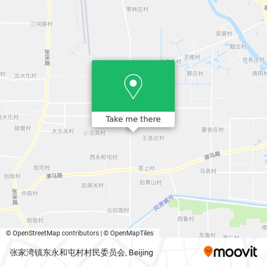 张家湾镇东永和屯村村民委员会 map