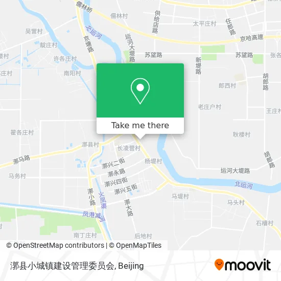 漷县小城镇建设管理委员会 map